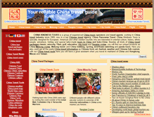 Tablet Screenshot of chinakindnesstour.com